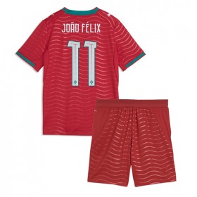Portugal Joao Felix #11 Hemmakläder Barn VM 2026 Kortärmad (+ Korta byxor)